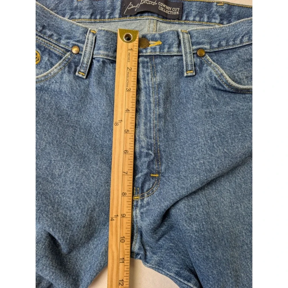 Wrangler George Strait Cowboy Cut Jeans 31 X 32 Blue Denim Straight Leg